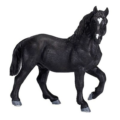 #ad MOJO Percheron Horse Animal Figure 387396 NEW $12.99