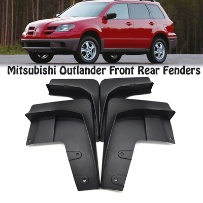 #ad Mud Flaps Mudguards Fender Flaps Mud Splash Guards For Mitsubishi Outlander 03 $55.99
