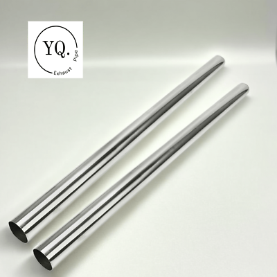 #ad 3quot; Inch 76mm T304 Stainless Steel Straight Exhaust Pipe 4#x27; Tube Piping Pair $63.88