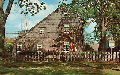 #ad Postcard NY East Hampton Long Island NY Home Sweet Home 1957 Chrome PC b9620 $2.00