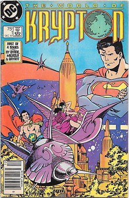 #ad The World of Krypton #1 Dec 1987 DC Superman $7.99