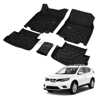 #ad Topline 3D Molded TPE Rubber All Weather Floor Mats For 2014 2020 Nissan Rogue $50.00