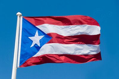 #ad 3x5 Foot Puerto Rico Flag Puerto Rican National Flags Polyester $7.85