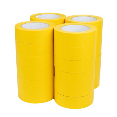 #ad Dynamix Automotive Yellow Masking Tape 60 Yard 1 1 2#x27;#x27; or 3 4quot; 4 Sleevs BOX $64.99