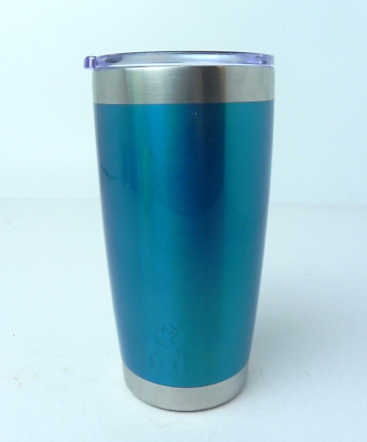 #ad Steel Dog Stainless Steel Coffee Travel Mugs Tumbler 20 OZ Blue $19.71