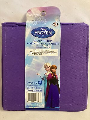 #ad Disney Frozen Kids Toy Cube Storage Box Folding Official Disney Elsa Anna $14.95