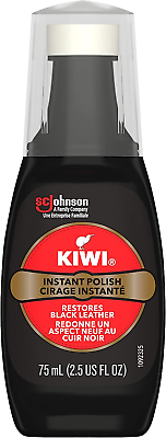 #ad Kiwi Instant Polish Black 2.5 Oz 1 Bottle with Sponge Applicator $19.99