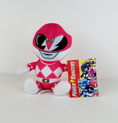 #ad Sabans Mighty Morphin Power Rangers Pink Ranger 7”Plush Stuffed Toy Doll New Tag $18.99