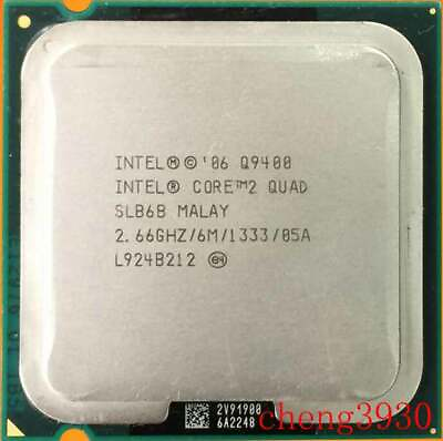 #ad Intel Core 2 Quad Core Q9400 2.66 GHz LGA775 CPU Processor $6.99