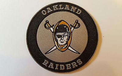 Oakland Raiders Vintage Iron on Embroidered CLASSIC Patch 3quot; x 3 A1 Quality $5.99