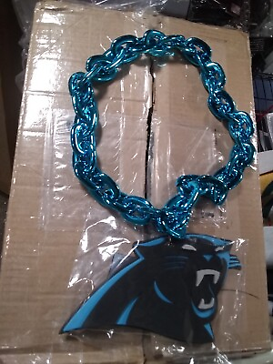 #ad Carolina Panthers 3D Foam Logo Fan 34 Inches Blue Big Chain With Huge Logo $30.00