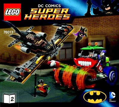 #ad LEGO Super Heroes Batman 76013 Batman Joker Steamroller New No Box $78.00
