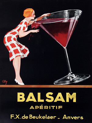 #ad Balsam Aperitif Reproduction Metal Sign FREE SHIPPING Vintage Bar Decor $19.99