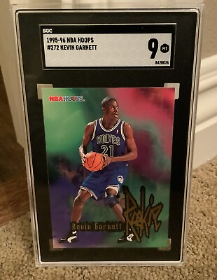 #ad Kevin Garnett NBA Hoops Rookie 1995 #272 SGC. Mint Minnesota Timberwolves. Hot $120.00