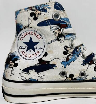 #ad Women 6.5US Mickey Mouse Surfing Sneakers Disney Converse All Star Original Shoe $81.75
