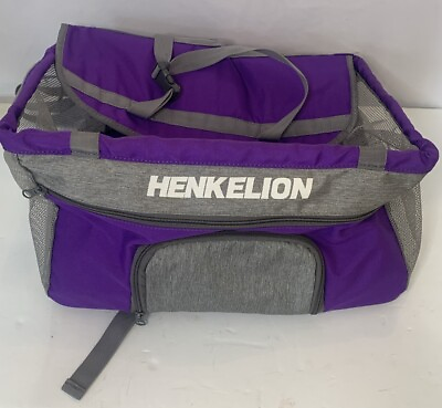 #ad HENKELION A1 Dog Car Seat Booster Harness Purple Small Medium Dogs $19.99