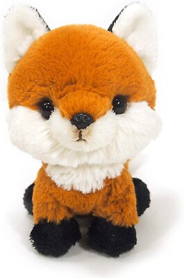 #ad Sun Lemon Fluffy Fox Plush Toy Doll S Size 5.5in Light Brown Japan $45.00