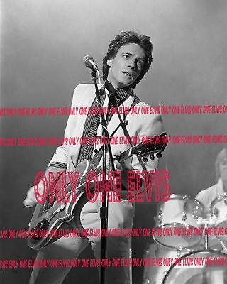 #ad 1983 Actor Singer RICK SPRINGFIELD quot;LIVE ON STAGEquot; 16x20 PHOTO Playing Guitar $29.88