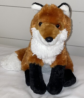 #ad Wild Republic Fox Plush 12quot; Realistic Stuffed Animal Toy Red Brown Cuddly Soft $7.49