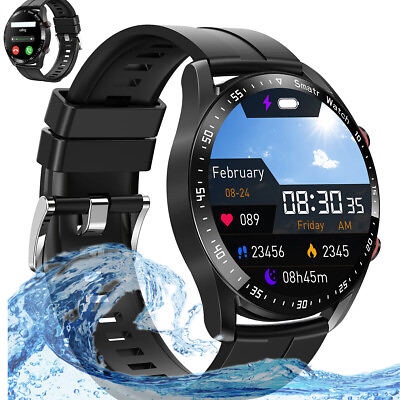 #ad #ad 2023 Smart Watch For Men Women Waterproof Smartwatch Bluetooth iPhone Samsung $34.99