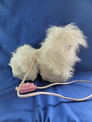 #ad Vintage Go Go My Walking Pup Dog on Leash 1989 Works see Video No Battery Cover $29.99