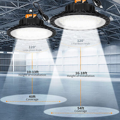 #ad 20 Pack 300W UFO Led High Bay Light Factory Warehouse Commercial Led Shop Lights $21.99