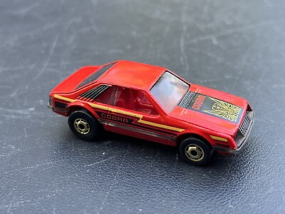 #ad Vintage Hot Wheels 1979 The Hot Ones Cobra Mustang Mattel Hong Kong Red Loose $14.99