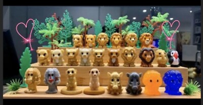 #ad Complete Set Of Lion King Ooshies No Case AU $39.95