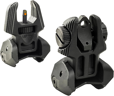 #ad FRBS flip up tritium Sights 2 or 4 Dot Rear 1 Dot Front with Extremely Bright $214.99