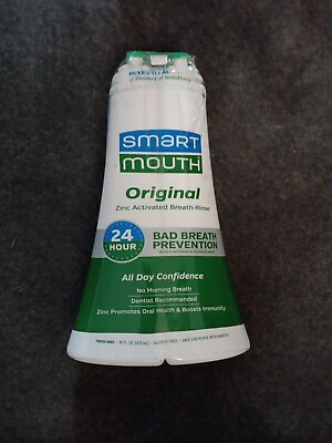#ad SmartMouth Original Activated Dual Solution Breath Rinse Mouthwash K64 $16.99