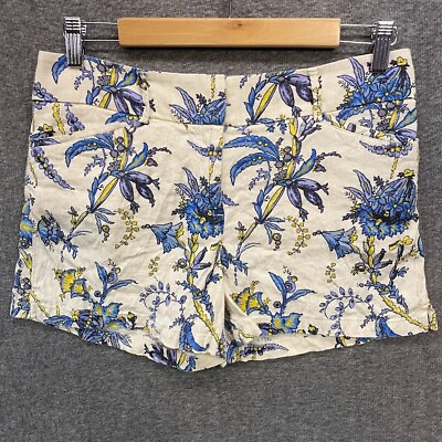 #ad Ann Taylor Loft linen blend floral shorts size 2 multicolor women#x27;s $14.99
