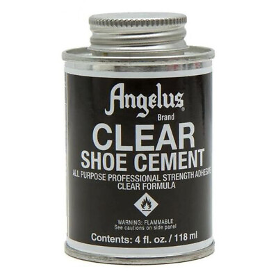 #ad 79AS 4 Oz Angelus Shoe Contact Cement All Purpose Glue Clear $12.99