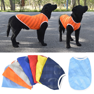#ad Pet Vest Cat Clothes Pet Clothing Puppy Vest Dog T shirts Cute Breathable Mesh $3.56