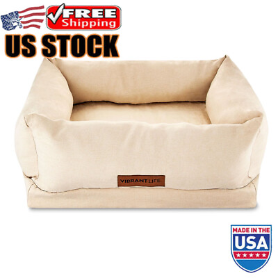 #ad Deluxe Orthopedic Premium Pet Bed for Dogs Cats Small Measures Machine Washable $36.97