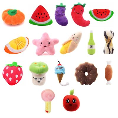#ad Soft Plush Gift Squeaker Squeaky Toys Chew Toy Sound Teeth Toys Pet Dog Puppy $5.76
