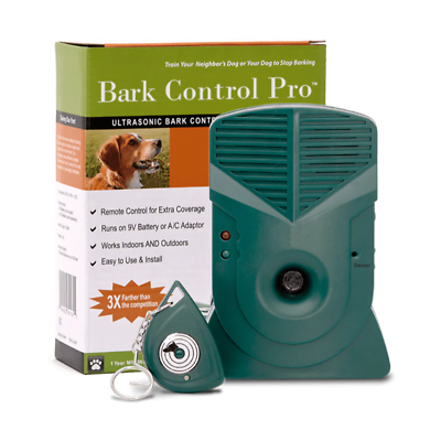 #ad Bark Control Pro® Ultrasonic Anti Barking Device Indoor Outdoor 150 ft Range $69.95