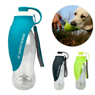 #ad Bouteille d#x27;eau Portable pour chien de 580ml Bouteille d#x27;eau en Silicone C $43.99