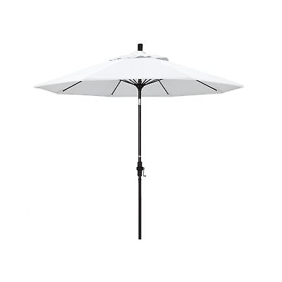 #ad California Umbrella GSCUF908117 F04 9#x27; Round Aluminum Pole Fiberglass Rib Mar... $315.77
