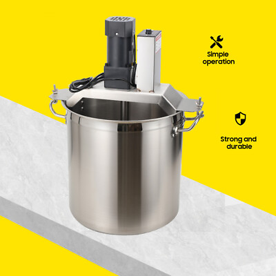 #ad 20 100Kg Automatic Food Mixer Hot Pot Bottom Soup Sauce Stirrer Frying Machine $598.99