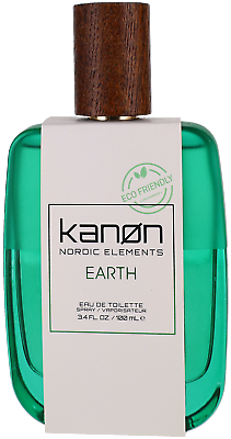 #ad Earth By Kanon For Men Eau de Toilette Cologne Spray 3.4oz New $24.29