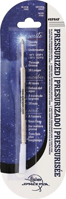 #ad Fisher Space Pen Black Fine Point Ink. Refill Pressurized Writes Underwater $12.19