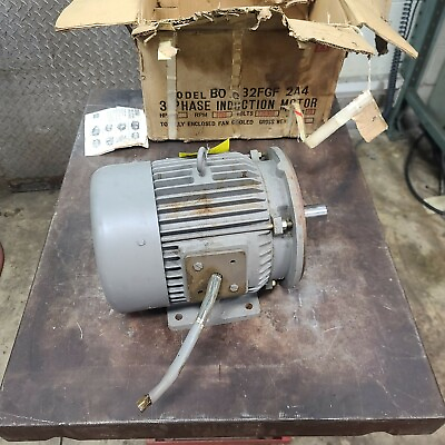 #ad Toshiba B0032FGF2A4 TEFC 3 phase Induction Motor 3HP 3470 RPM 182T E2S4 $479.99