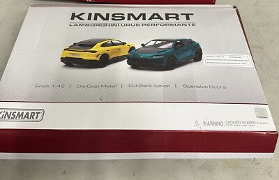 #ad Kinsmart Die Cast Metal Pull Back Action 1:40 Car Set Of 12 Lamborghini Set $64.99