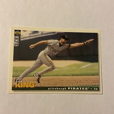 #ad 1995 Upper Deck Collectors Choice Jeff King Baseball Card #379 $1.88