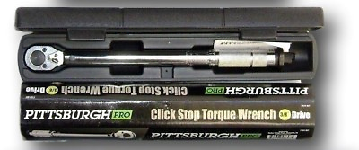 #ad 3 8quot; Torque Wrench Snap Socket Professional Drive Click Type Ratcheting $26.75