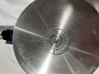 #ad Stainless Steel Skillet Made In India $12.00