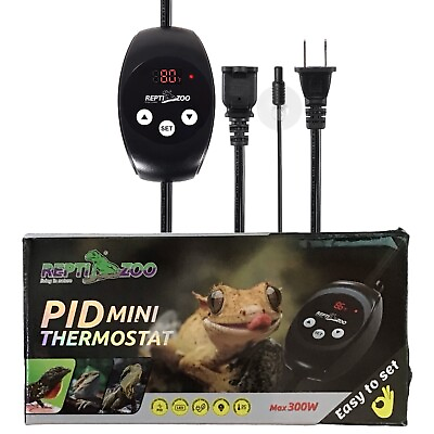 #ad Reptile PID Mini Thermostat Heat Lamp Temperature Controller LED Screen $22.00