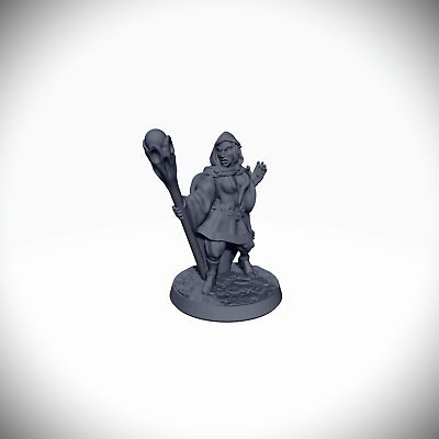#ad Elf Mage Miniature Mini Damp;D Dungeons and Dragons RPG Figure Game $2.00