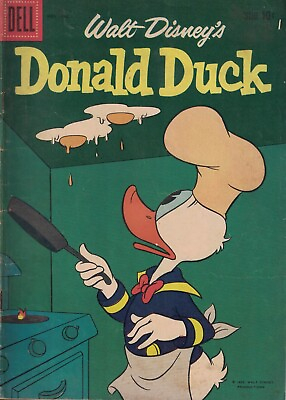 #ad 1959 Donald Duck #68 DELL Frying eggs $10.00