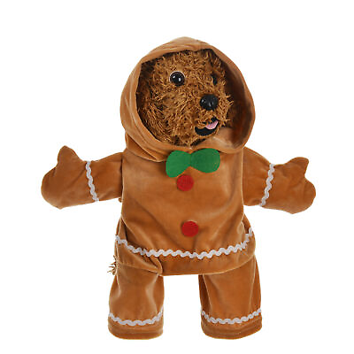 #ad #ad Pet Christmas Clothes Gingerbread Pet Costume Plush Sweater for Dog Cat $12.19